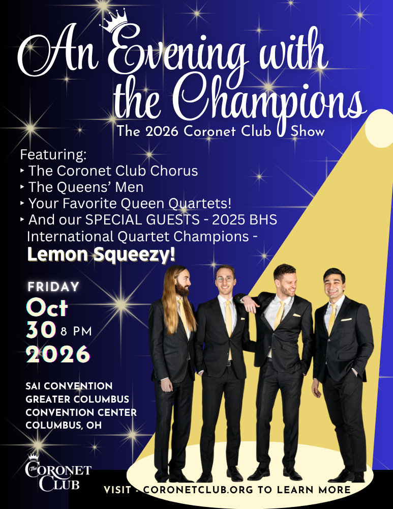 2026 Coronet Club Show - An Evening with the Champions 2026 Coronet Club Show - An Evening with the Champions